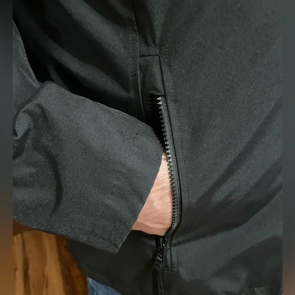 SOLD Calvin Klein Black Hooded Jacket - Picture 5 of 12